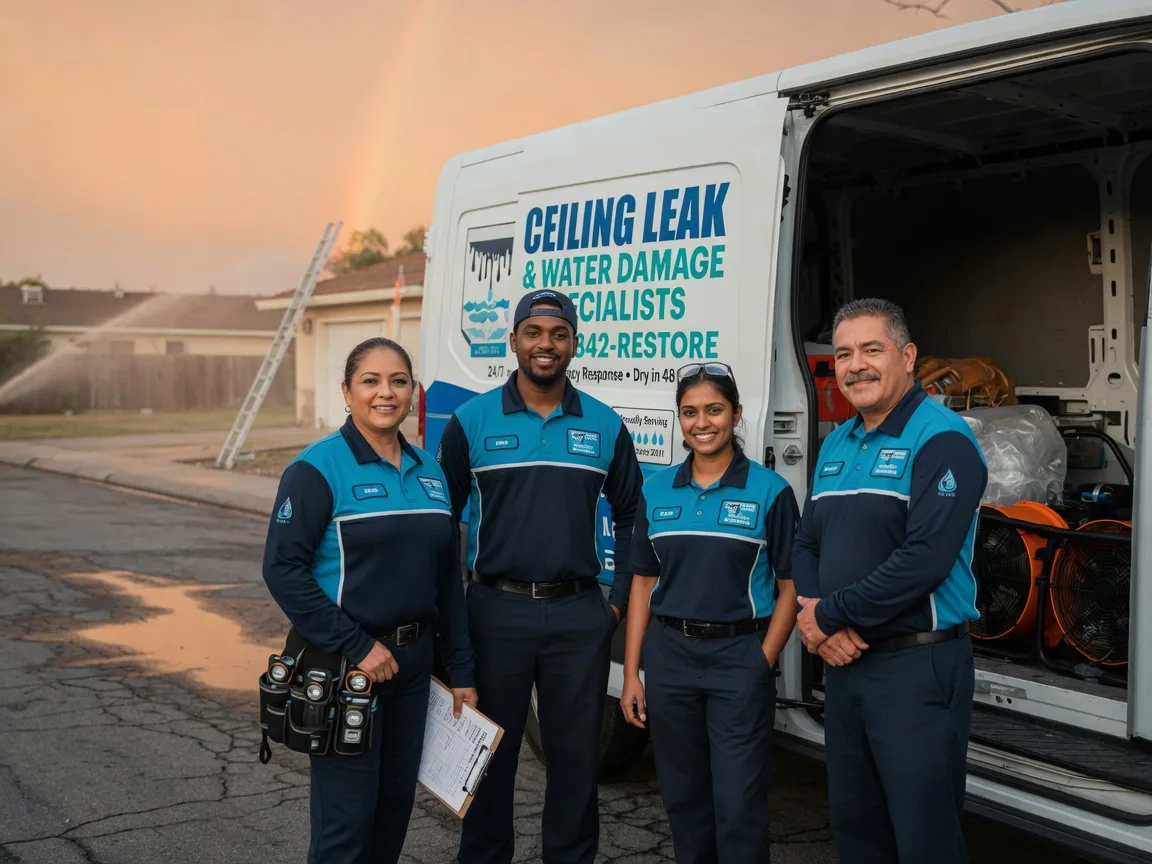 Ceiling Leak Cleanup company in West Valley, NY